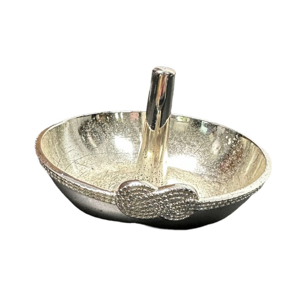 Vera Wang Infinity Ring Holder Trinket Holder Silver Tone Jewelry